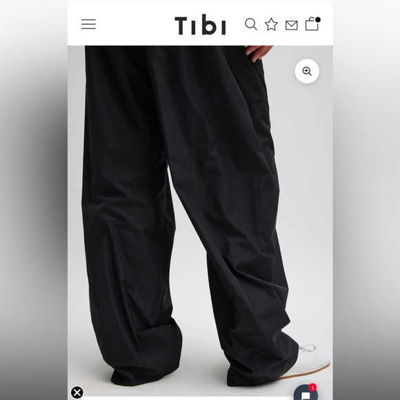 Tibi Italian Sporty Nylon Winslow Pant - Picture 9 of 13